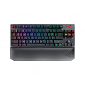 Tipkovnica ASUS ROG Strix Scope RX TKL Wireless Deluxe, RX Red, PBT, UK SLO g. (90MP02J0-BKEA01)