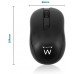 Miška Ewent Wireless Mini Optical, 1000dpi, črna, USB (EW3223)