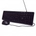 Tipkovnica in miška Ewent Business Combo s tihim tipkami, črna, USB, SLO (EW3008)