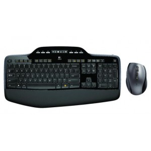 Tipkovnica in miška Logitech Cordless Desktop MK710, SLO g. (920-002440)