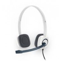 Slušalke Logitech H150, bele, stereo (981-000350)
