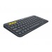 Tipkovnica Logitech K380 Multi-Device, temno siva, SLO g. (920-007582)
