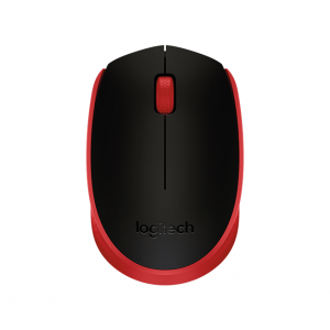 Miška Logitech M171 Wireless, rdeča (910-004641)