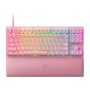 Tipkovnica Razer Huntsman V2 Tenkeyless, linearna optična stikala, roza, US SLO g. (RZ03-03942000-R3M1)