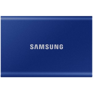 Zunanji SSD 2TB Type-C USB 3.2 Gen2 V-NAND UASP, Samsung T7, moder (8806090312403)